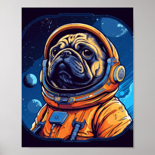 Poster Carlin dans l'espace