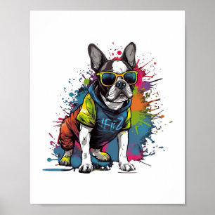 Poster Carlin de Chien à Chien à Chien Français pour un C