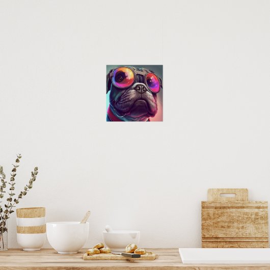 Poster Carlin Dog Art (Cuisine)
