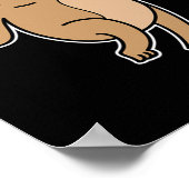 Poster Carlin Dog fait la boxe (Coin)