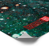 Poster Carlin du roi avec couronne + Roses rouges (Coin)