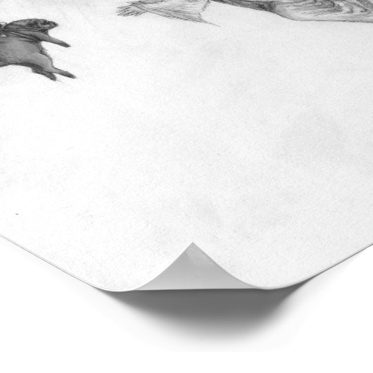 Poster Carlin et ange (Coin)