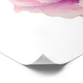 Poster Carlin et pivoines | Illustration aquarelle (Coin)