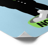 Poster Carlin portant un costume non (Coin)