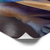 Poster Carlin sur la plage, cadeau d'été pour amoureux de (Coin)