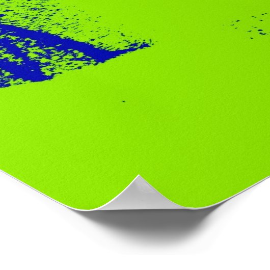 Poster carlin vert (Coin)