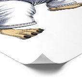 Poster Carlins lutteurs Jiu-Jitsu (Coin)