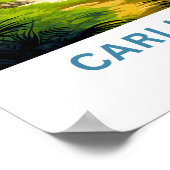 Poster Carlisle Bay Barbados Travel Imprimer (Coin)