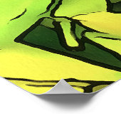 Poster Carliston Banana Peppers Black Outline Art (Coin)