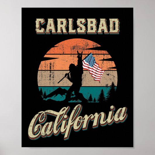Poster Carlsbad Californie (Devant)