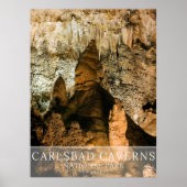 Poster Carlsbad Caverns NP, NM (Devant)