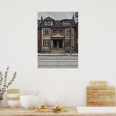 Poster Carlton Street n° 5 version couleur (Cuisine)