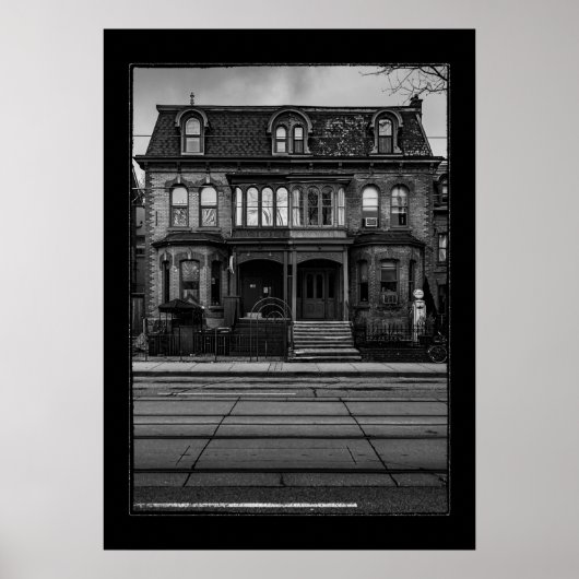 Poster Carlton Street No 17 avec frontière (Devant)