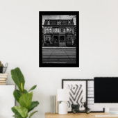 Poster Carlton Street No 17 avec frontière (Bureau à domicile)