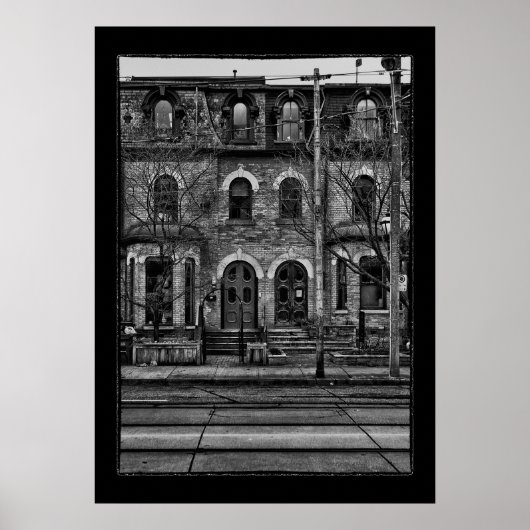 Poster Carlton Street no 3 avec frontière (Devant)