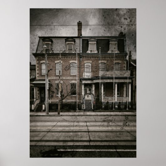 Poster Carlton Street No 9 Old Film Version (Devant)