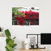 Poster Carmel en fleurs (Bureau à domicile)