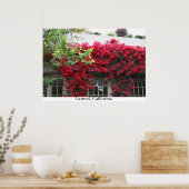 Poster Carmel en fleurs (Cuisine)