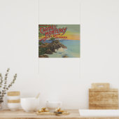 Poster Carmel, Monterey & Pacific Grove, CA - Bienvenue (Cuisine)
