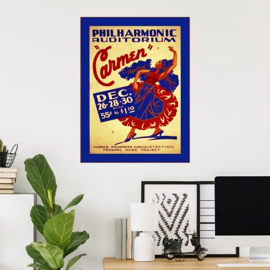 Poster Carmen (Bureau à domicile)