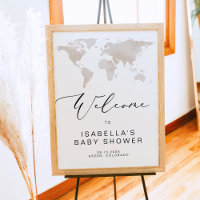 CARMEN Carte Voyage Aventure Baby shower Bienvenue