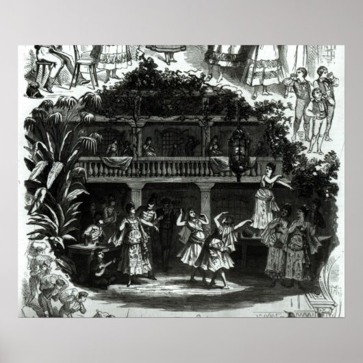 Poster Carmen dans la taverne Lilas Pastia (Devant)