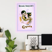 Poster Carmen ~ Le Baiser (Bureau à domicile)