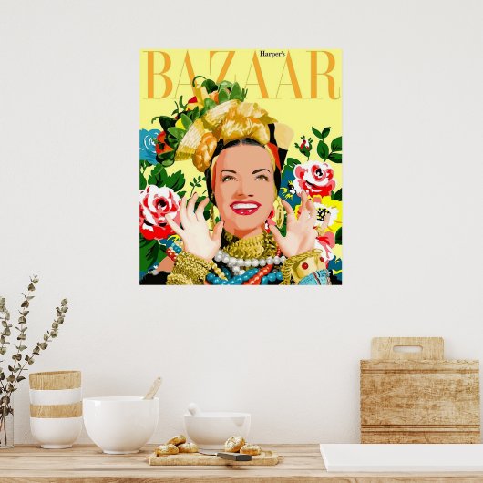 POSTER CARMEN MIRANDA (Cuisine)