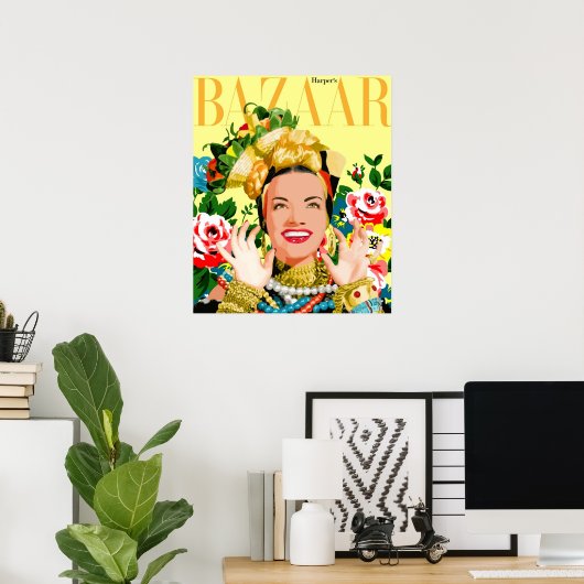 POSTER CARMEN MIRANDA (Bureau à domicile)