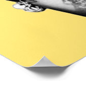 Poster Carmen Miranda Portrait Noir et Blanc Artwork de (Coin)