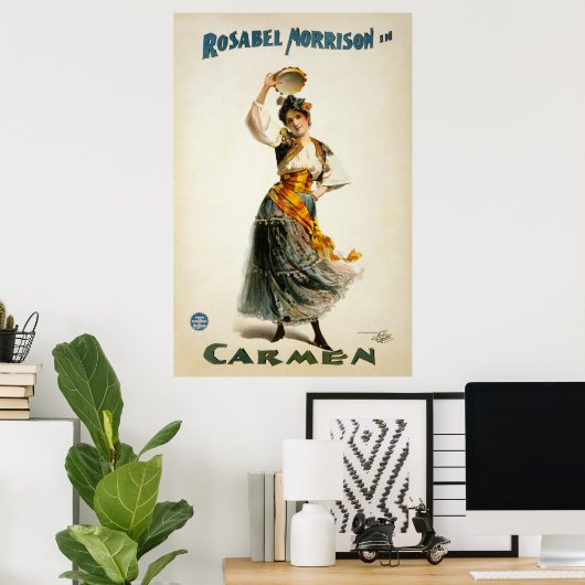 Poster Carmen Opera (Bureau à domicile)