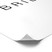 Poster CARMEN Voyage Fête des mariées à thème Bienvenue (Coin)