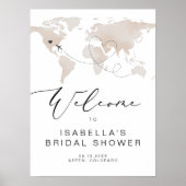 Poster CARMEN Voyage Fête des mariées à thème Bienvenue (Devant)