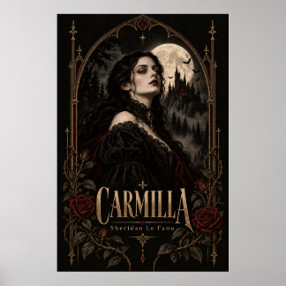 Poster Carmilla – Sheridan Le Fanu Vampire Gothique