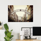 POSTER CARNABY STREET SIGN, LONDRES (Bureau à domicile)