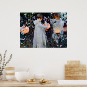 Poster Carnation de John Singer Sargent, Lily, Lily, Rose (Cuisine)