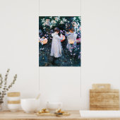 Poster Carnation, Lily, Lily, Rose, Sargent (Cuisine)