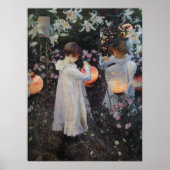 Poster Carnation Lily Rose Sargent Print (Devant)