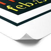 Poster Carnaval à La Havane Vintage voyage (Coin)