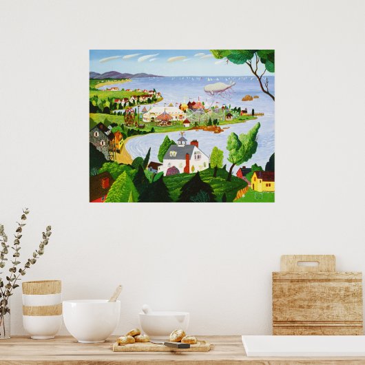 Poster Carnaval à la plage (Cuisine)