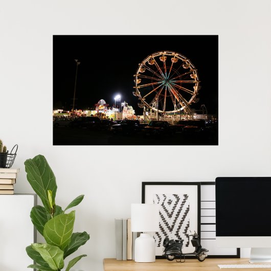 Poster Carnaval à Nuit 07 (Bureau à domicile)