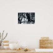 Poster Carnaval Carnaval Carrousel - Photo noir et blanc (Cuisine)