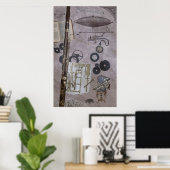 Poster Carnaval de Baston ou plus tard Steampunk (Bureau à domicile)