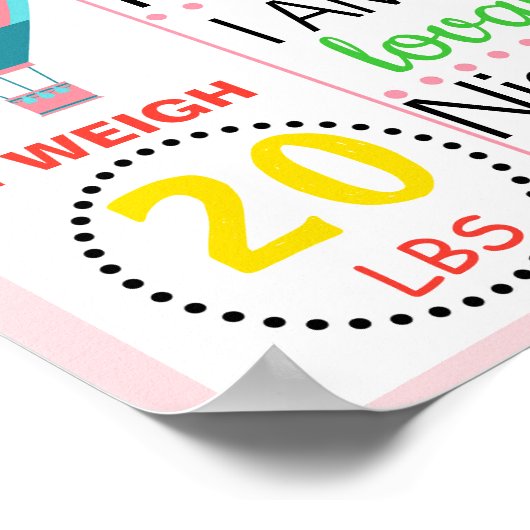 Poster Carnaval de cirque panneau d'affichage du premier (Coin)