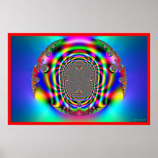 Poster Carnaval de couleurs. (Devant)