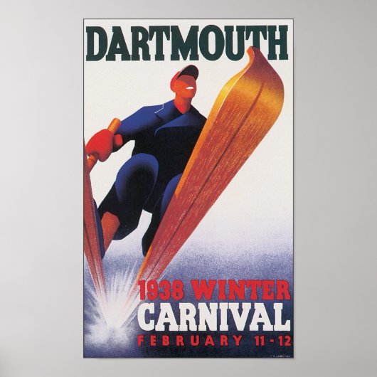 Poster Carnaval de Dartmouth 1938 (Devant)