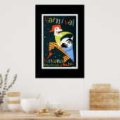 Poster Carnaval de l'affiche Vintage voyage Cuba Havana (Cuisine)