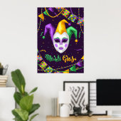 Poster Carnaval de Mardi Gras (Bureau à domicile)