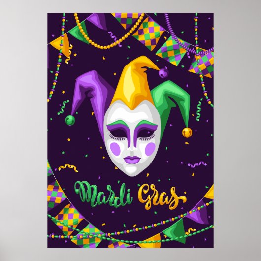 Poster Carnaval de Mardi Gras (Devant)