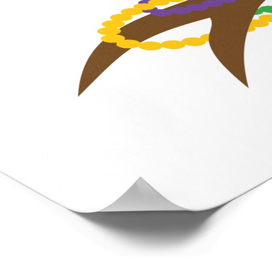 Poster Carnaval de Mardi Gras (Coin)